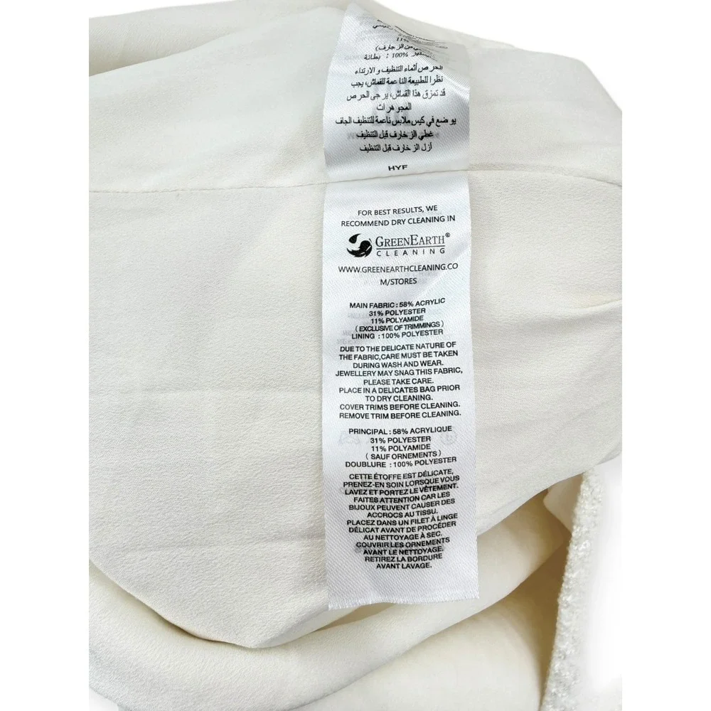 NEW Self-Portrait Women's Boucle Diamante Bow Mini Dress $555 - Size US 8 / UK 8 - Picture 10 of 15